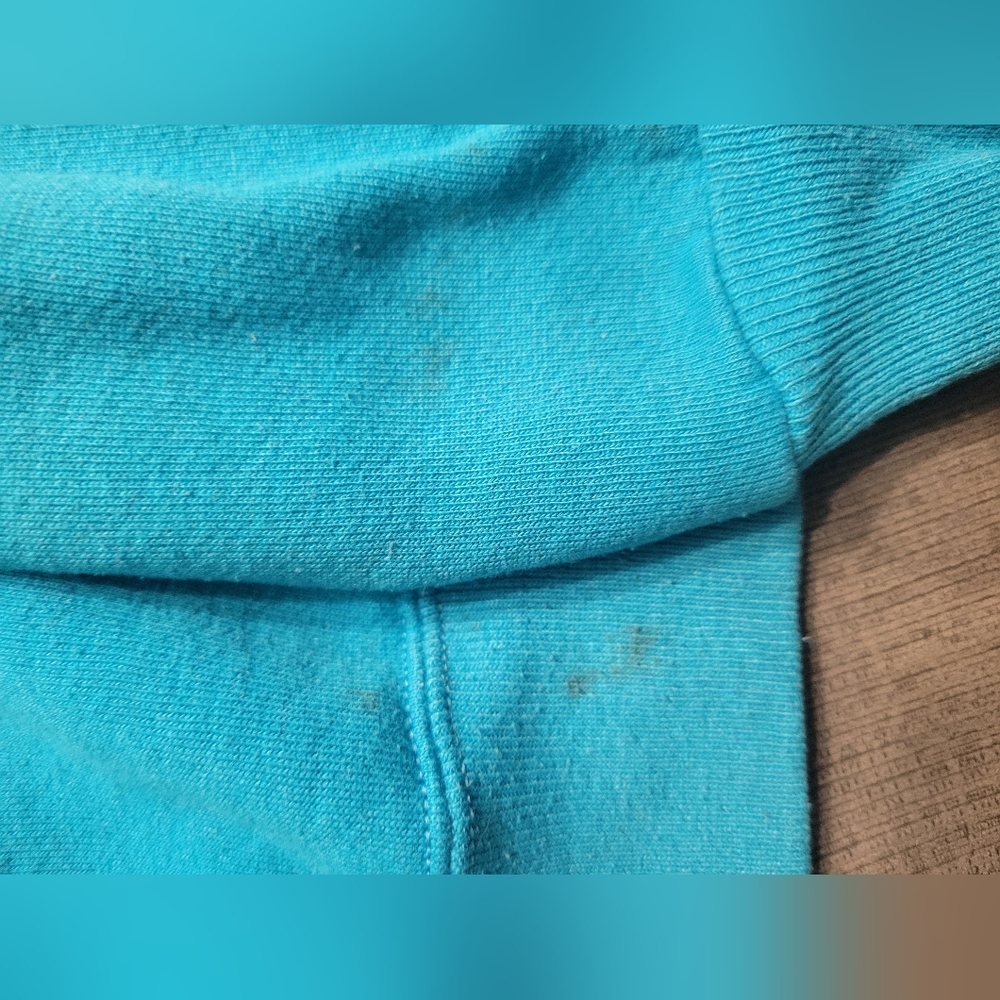 Vintage Sailing Crewneck Bar Harbor Maine, Teal XL Pullover Sweater Made In USA - Picture 7 of 7